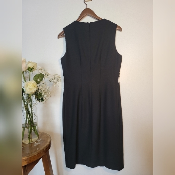 DONNA B black and white mini dress. Size 6 - Picture 2 of 10